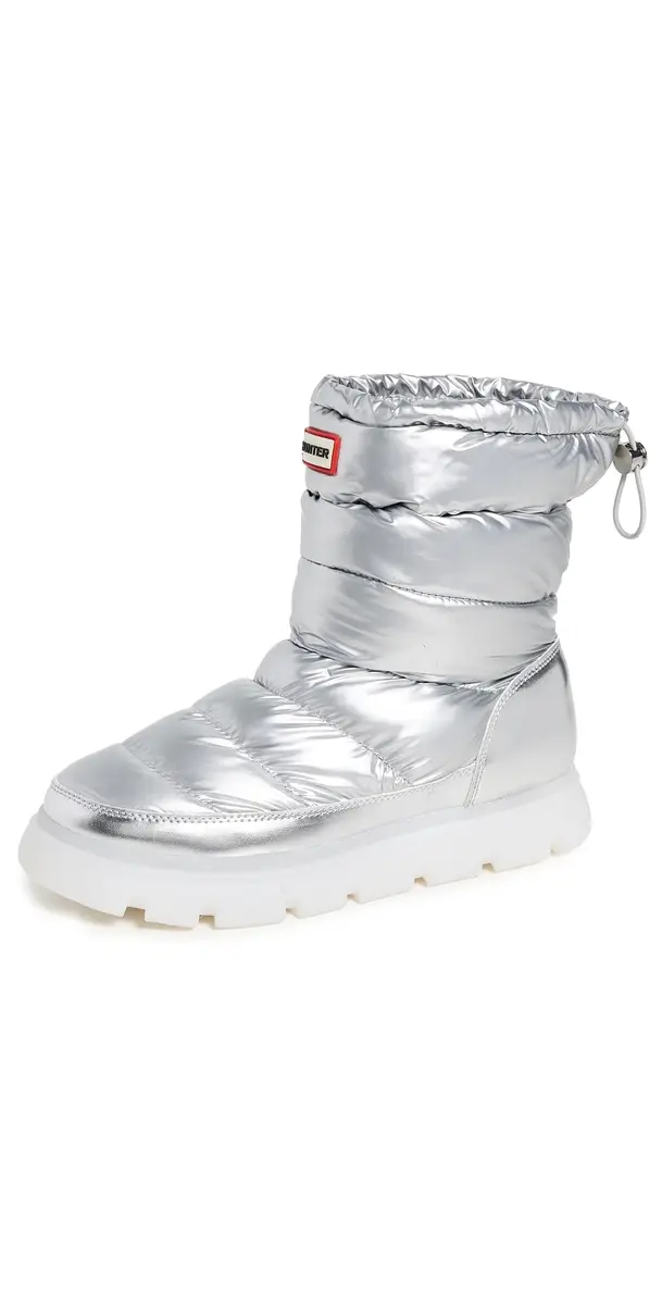 Hunter Boots Maribel S3 Boots Silver/Silver | Image 1 Hunter Boots Maribel S3 Boots Silver/Silver | Image 1