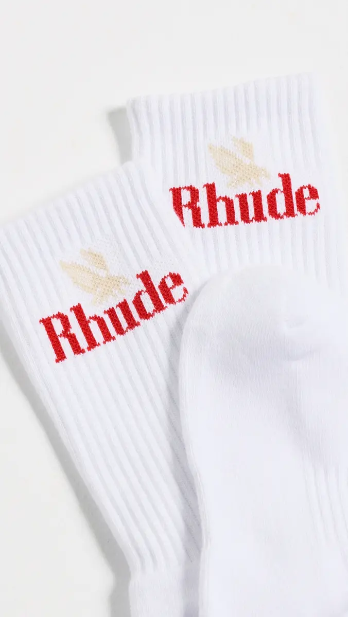 Rhude Rossa Logo Socks | Thumbnail 3