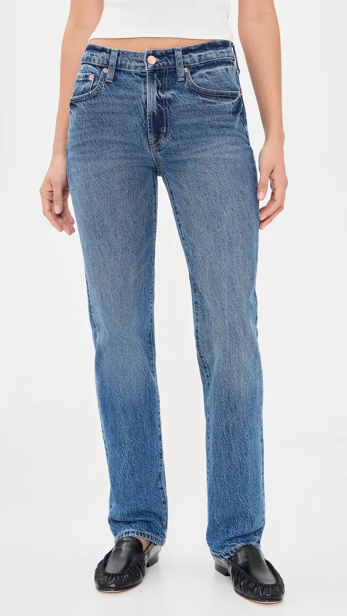 Pistola Aleks Mid Rise Straight Long Jeans | Thumbnail 2 Pistola Aleks Mid Rise Straight Long Jeans | Thumbnail 2