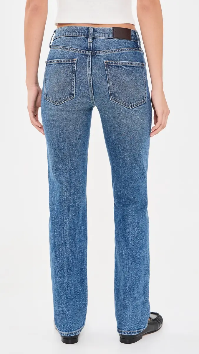 Pistola Aleks Mid Rise Straight Long Jeans | Thumbnail 3 Pistola Aleks Mid Rise Straight Long Jeans | Thumbnail 3