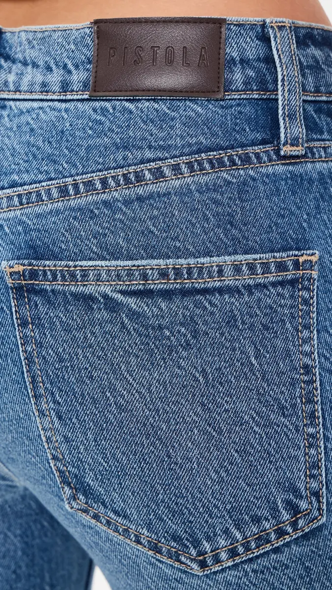 Pistola Aleks Mid Rise Straight Long Jeans | Thumbnail 6 Pistola Aleks Mid Rise Straight Long Jeans | Thumbnail 6