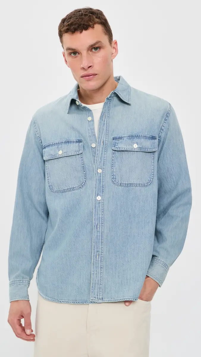Madewell Denim Button Down Shirt | Thumbnail 2 Madewell Denim Button Down Shirt | Thumbnail 2