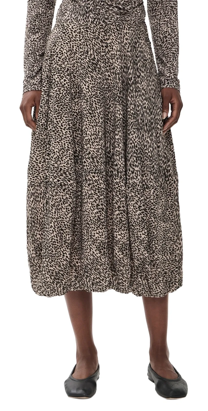 Charlize Print Bubble Midi Skirt Charlize Print Bubble Midi Skirt