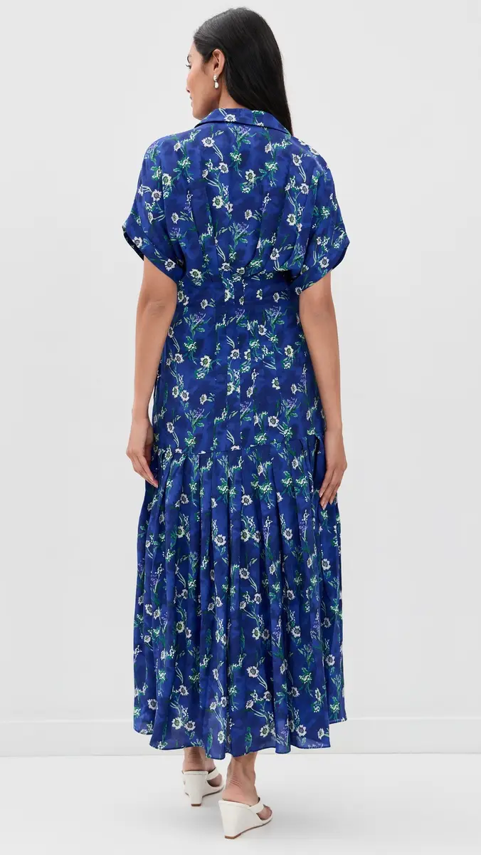 Saloni Riya Silk Dress | Thumbnail 3 Saloni Riya Silk Dress | Thumbnail 3