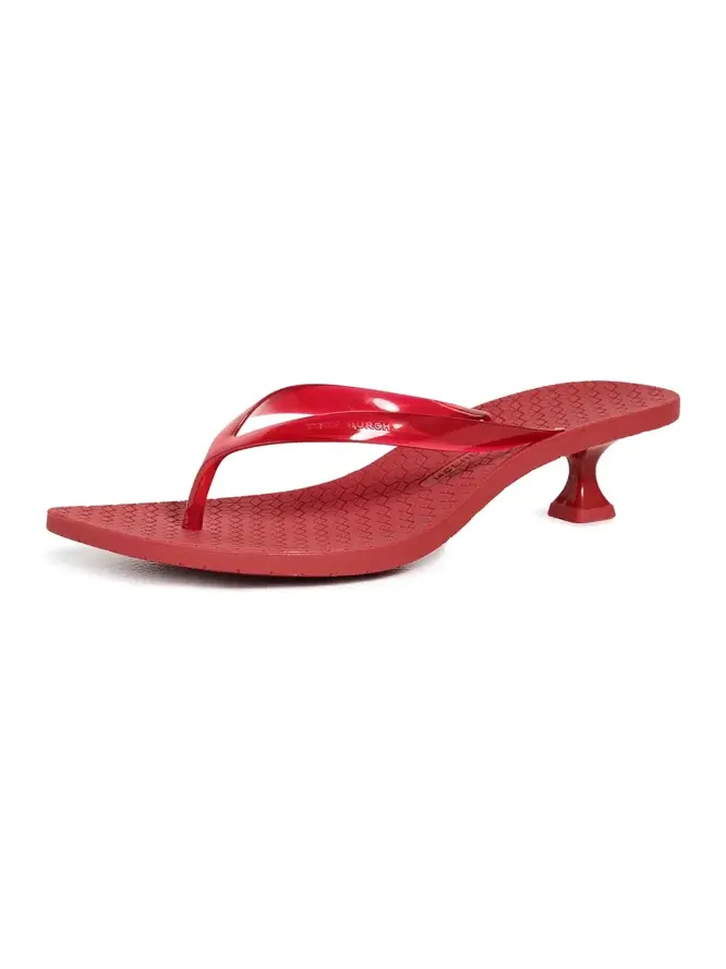 Jelly Heel Flip Flops