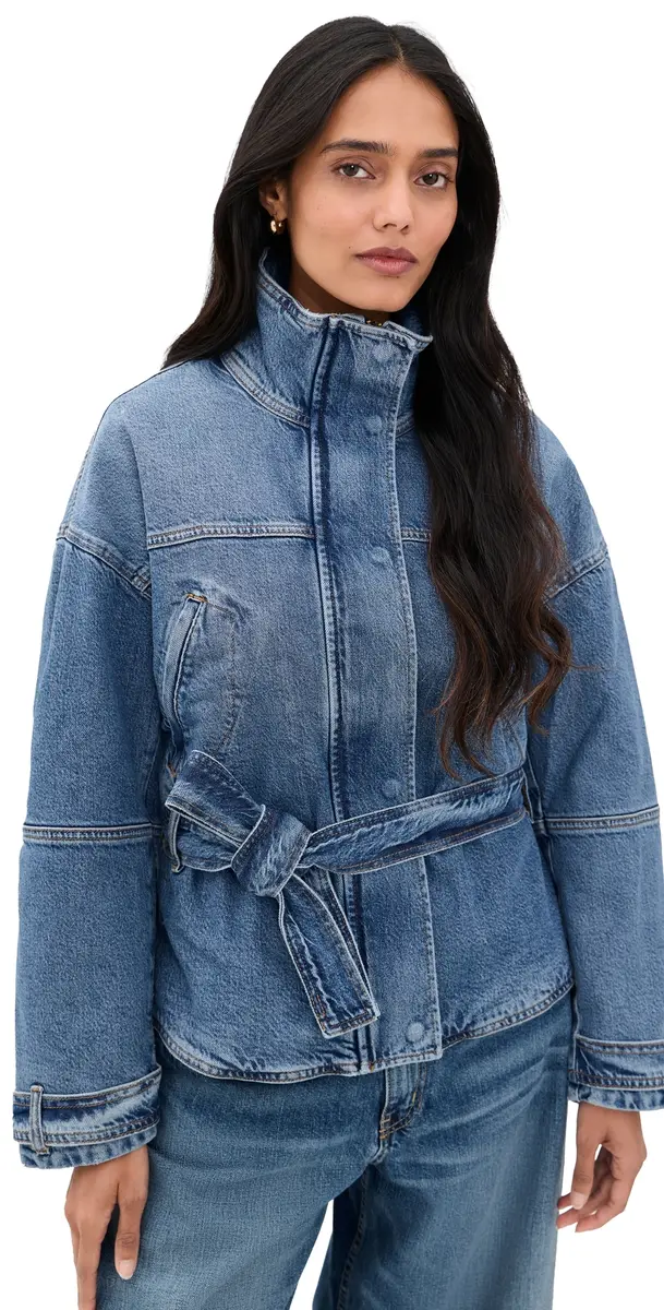 Ramy Brook Robin Denim Jacket id Cerulean | Image 1 Ramy Brook Robin Denim Jacket id Cerulean | Image 1