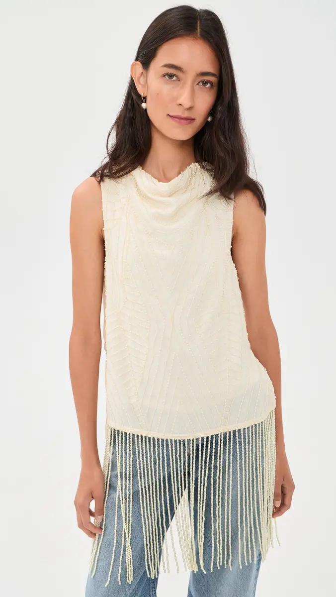 Sea Carlotta Fringe Top | Thumbnail 3 Sea Carlotta Fringe Top | Thumbnail 3