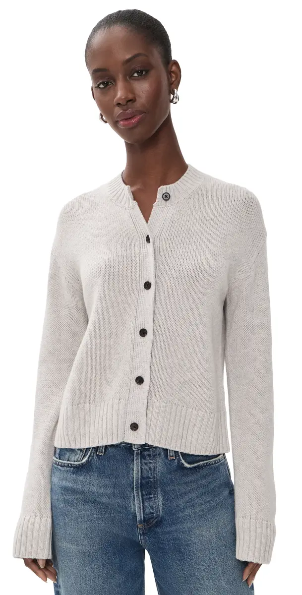 RAILS Carre Cardigan Heather Grey | Image 1 RAILS Carre Cardigan Heather Grey | Image 1