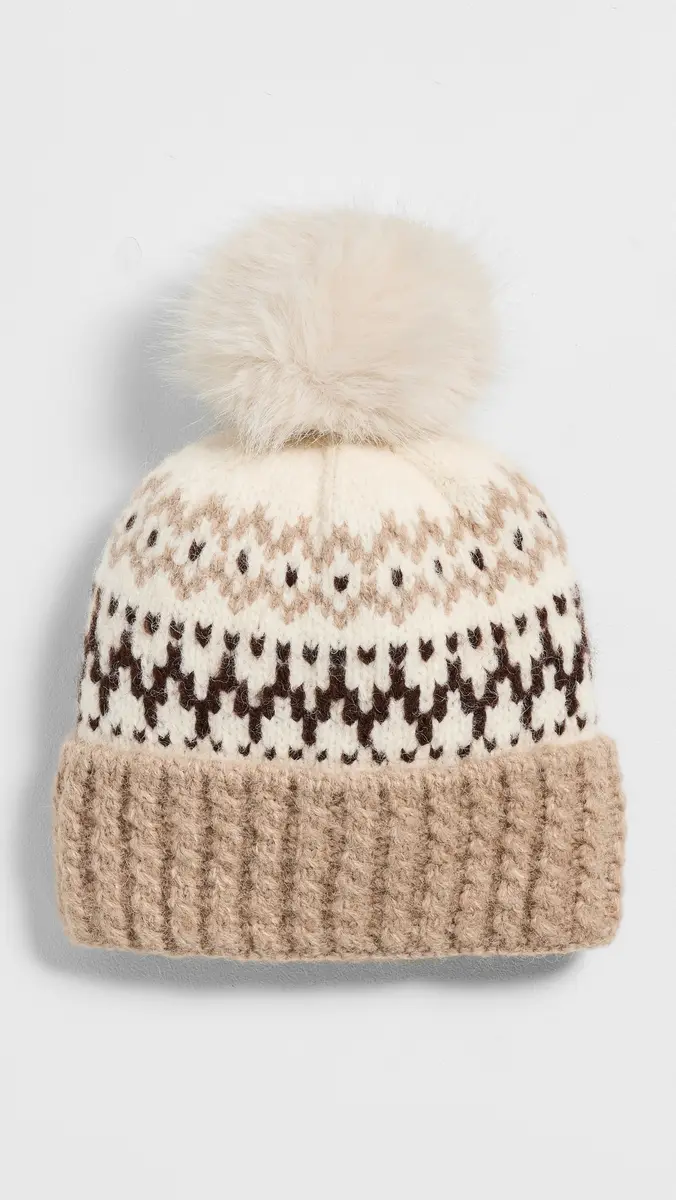 Hat Attack Fair Isle Knit Beanie | Thumbnail 2
