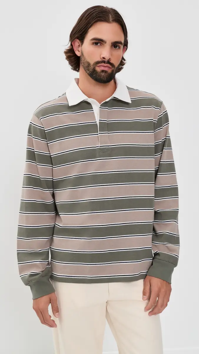 Joe's Jeans Long Sleeve Rugby Shirt | Thumbnail 2 Joe's Jeans Long Sleeve Rugby Shirt | Thumbnail 2