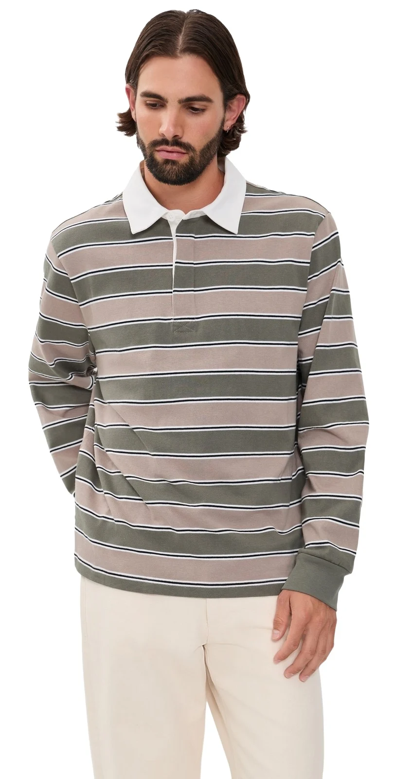 Joe's Jeans Long Sleeve Rugby Shirt