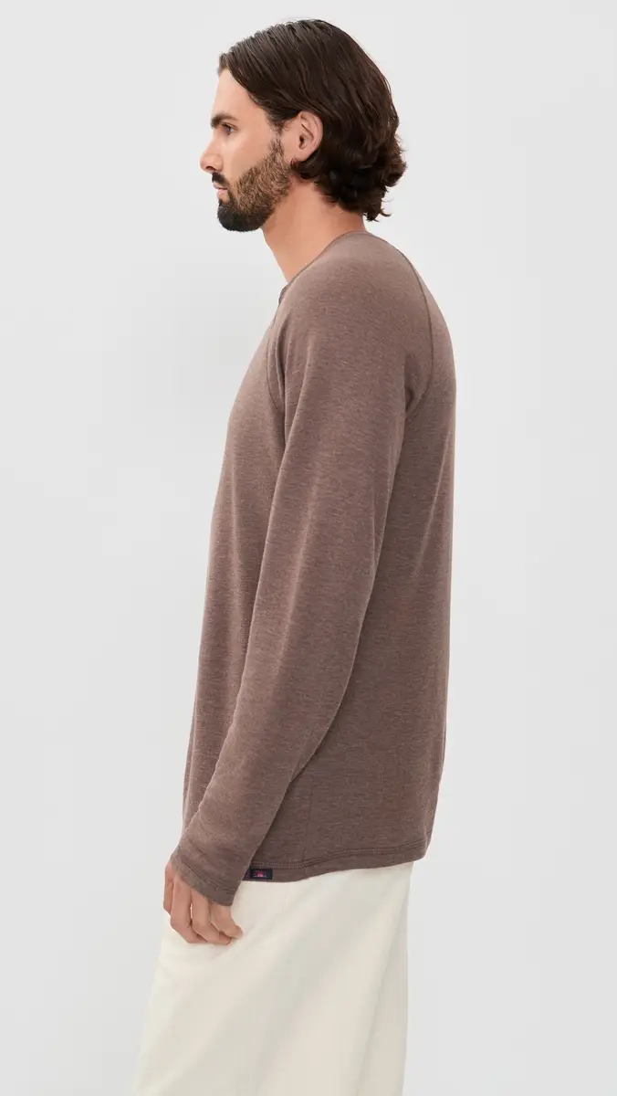 Faherty Cloud Henley Tee | Thumbnail 4 Faherty Cloud Henley Tee | Thumbnail 4