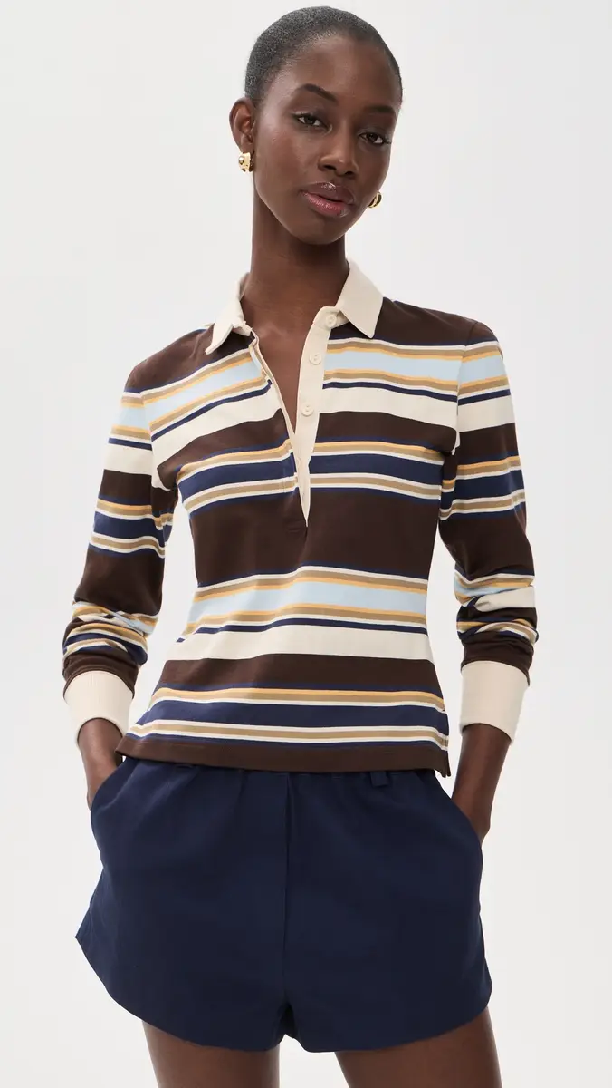 Rowing Blazers Beaumont Striped Rugby Shirt | Thumbnail 2