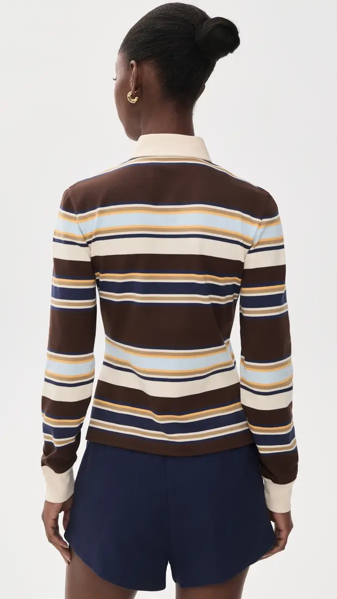 Rowing Blazers Beaumont Striped Rugby Shirt | Thumbnail 3