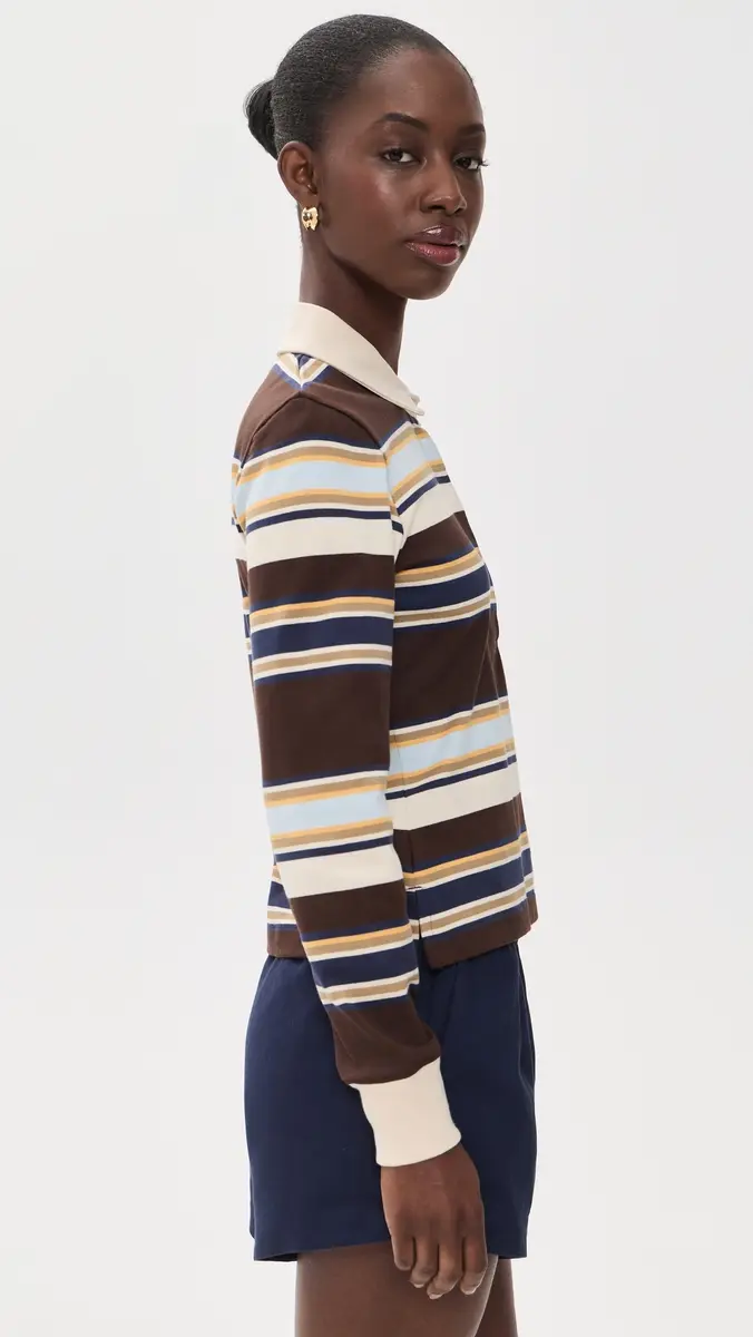Rowing Blazers Beaumont Striped Rugby Shirt | Thumbnail 4