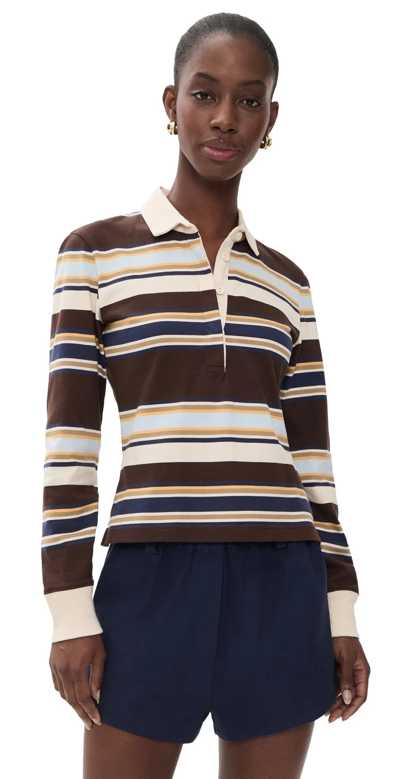 Rowing Blazers Beaumont Striped Rugby Shirt