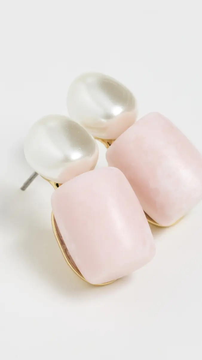 Lele Sadoughi Pebble Stud Earrings | Thumbnail 4 Lele Sadoughi Pebble Stud Earrings | Thumbnail 4