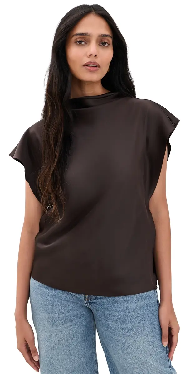 TANYA TAYLOR Adrien Top Dark Fig | Image 1 TANYA TAYLOR Adrien Top Dark Fig | Image 1