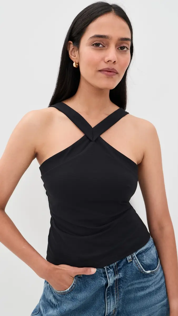 susana monaco V Center Strap Top | Thumbnail 2 susana monaco V Center Strap Top | Thumbnail 2
