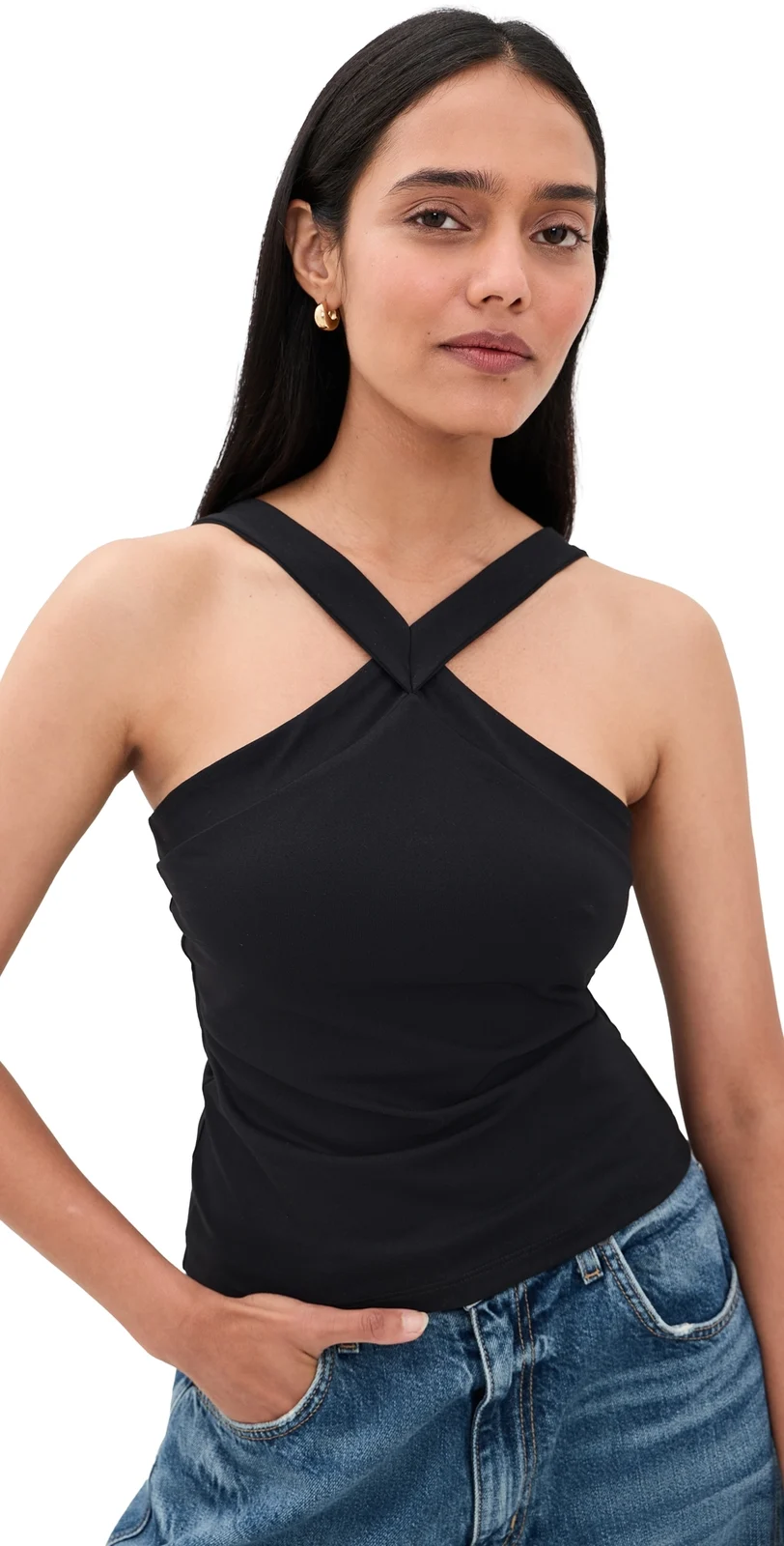 V Center Strap Top V Center Strap Top