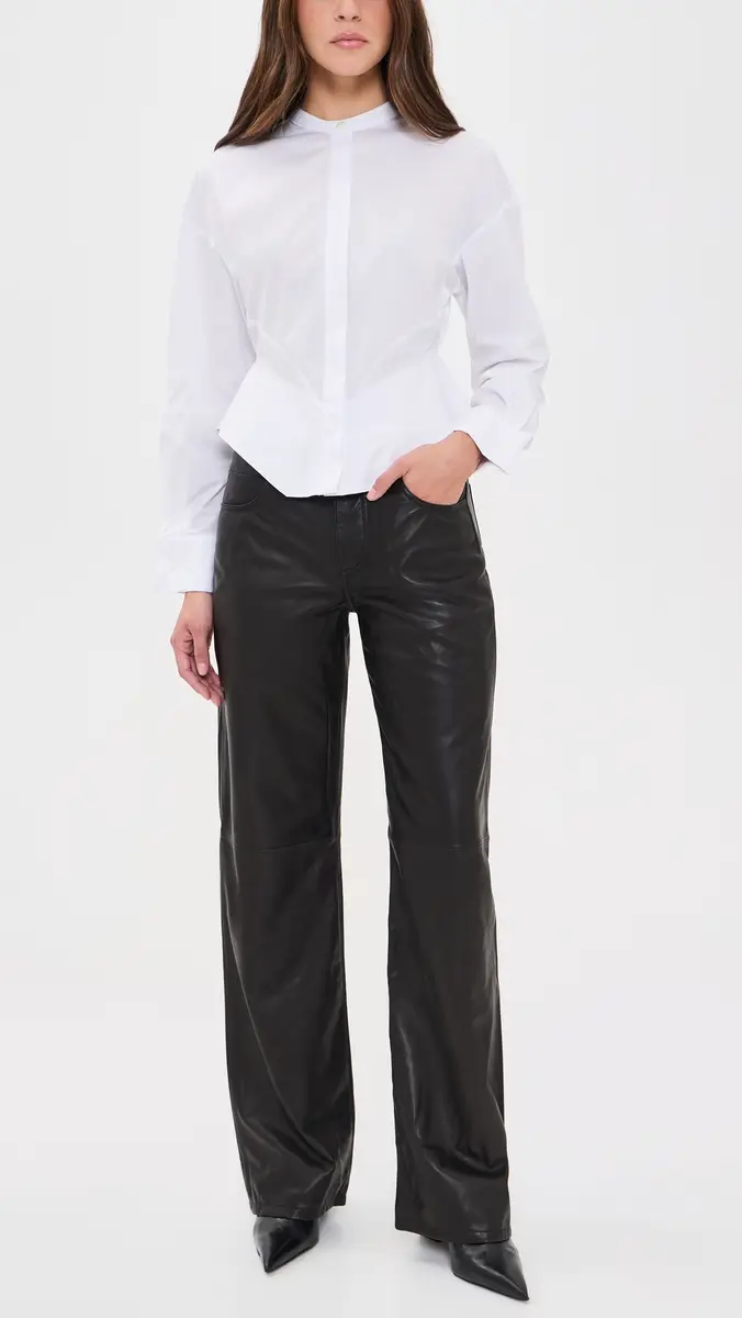 Staud Gus Leather Pants | Thumbnail 5 Staud Gus Leather Pants | Thumbnail 5