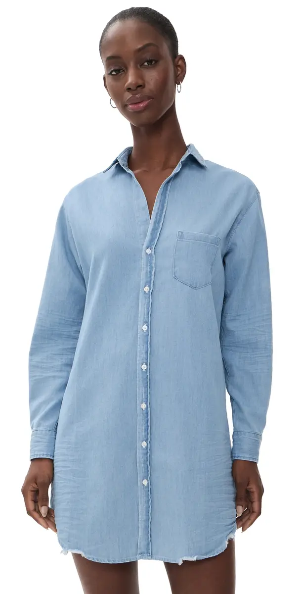 FRANK & EILEEN Mary Chambray Dress Classic Blue Wash Denim | Image 1 FRANK & EILEEN Mary Chambray Dress Classic Blue Wash Denim | Image 1