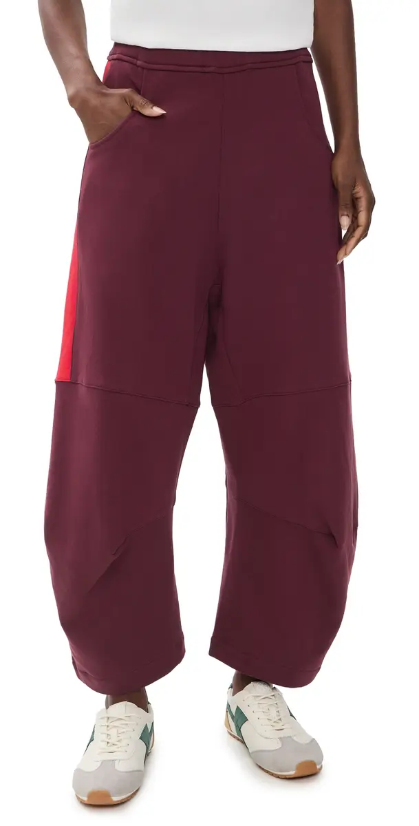 Roucha Penn Sport Sweatpants Burgundy Red | Image 1 Roucha Penn Sport Sweatpants Burgundy Red | Image 1