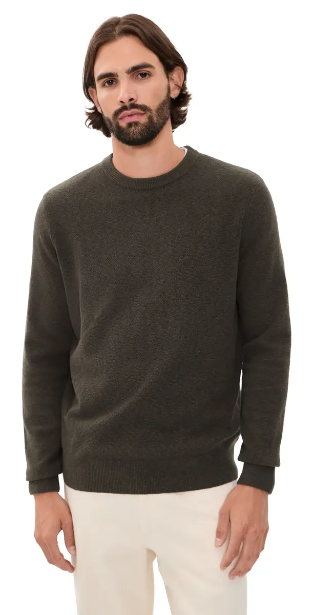 Faherty Jackson Crew Sweater Coast Brown | Image 1 Faherty Jackson Crew Sweater Coast Brown | Image 1