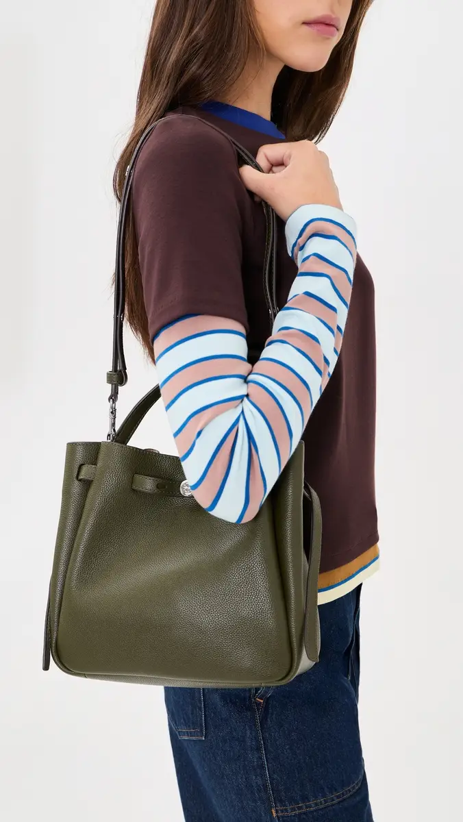 Tory Burch Romy Bucket Bag | Thumbnail 3 Tory Burch Romy Bucket Bag | Thumbnail 3