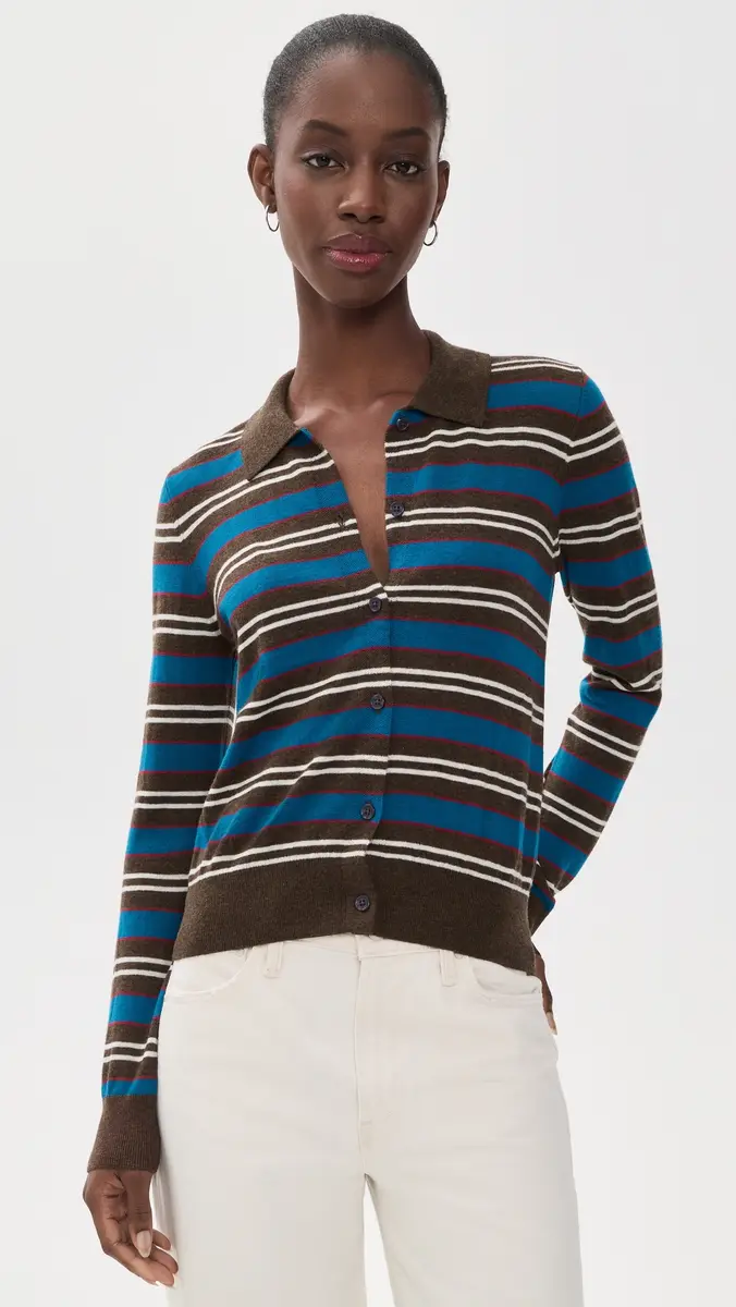 Pistola Lyvia Long Sleeve Merino Polo Cardigan | Thumbnail 2 Pistola Lyvia Long Sleeve Merino Polo Cardigan | Thumbnail 2