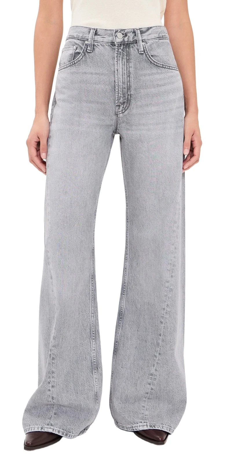 Mother The Lemon Twist Sneak Jeans