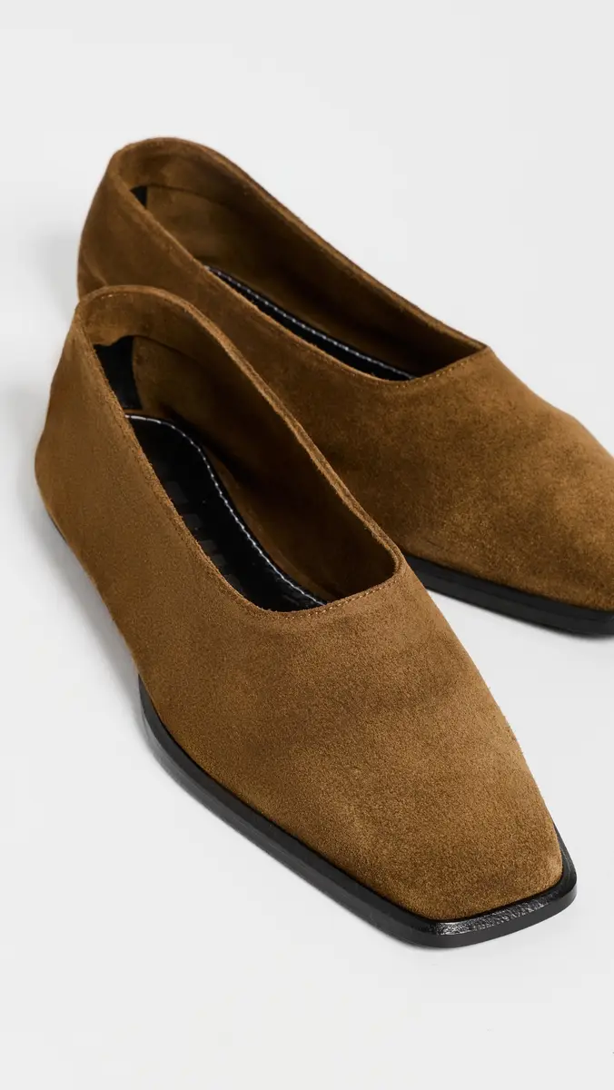 Staud Lewis Suede Flats | Thumbnail 5 Staud Lewis Suede Flats | Thumbnail 5