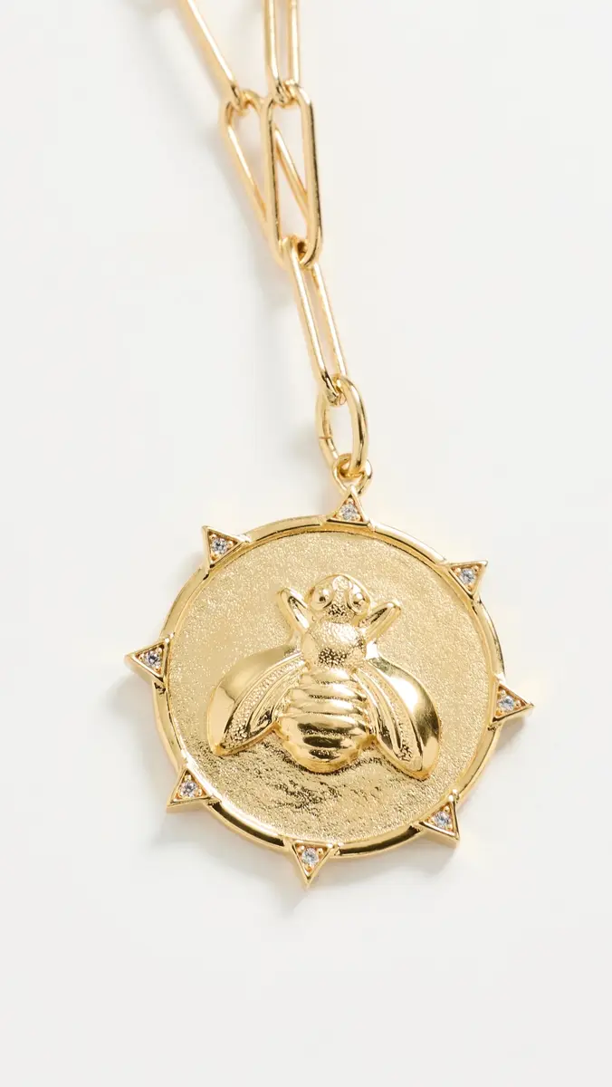 HART Enamel Resilience Bee Coin Necklace | Thumbnail 6 HART Enamel Resilience Bee Coin Necklace | Thumbnail 6