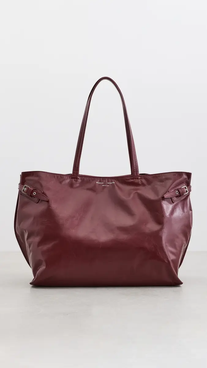 Proenza Schouler Days Carryall in Paper Calf Merlot | Thumbnail 2 Proenza Schouler Days Carryall in Paper Calf Merlot | Thumbnail 2
