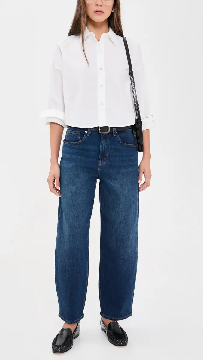 GOOD AMERICAN Vintage Barrel Ankle Jeans | Thumbnail 5 GOOD AMERICAN Vintage Barrel Ankle Jeans | Thumbnail 5