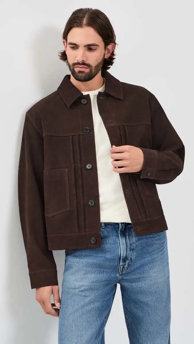Madewell Suede Trucker Jacket | Thumbnail 2 Madewell Suede Trucker Jacket | Thumbnail 2