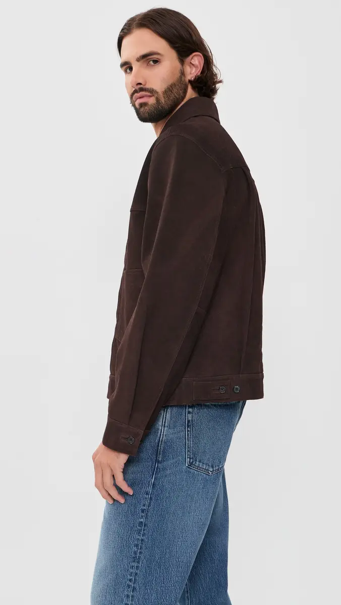 Madewell Suede Trucker Jacket | Thumbnail 4 Madewell Suede Trucker Jacket | Thumbnail 4