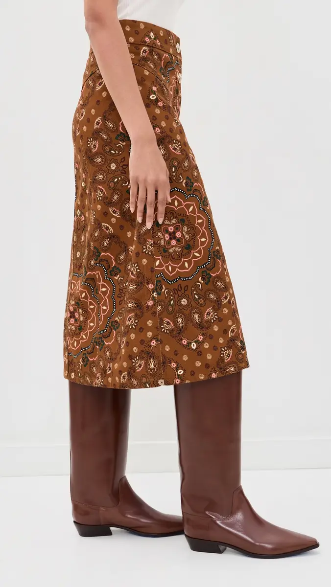 Cara Cara Juniper Midi Skirt | Thumbnail 4 Cara Cara Juniper Midi Skirt | Thumbnail 4