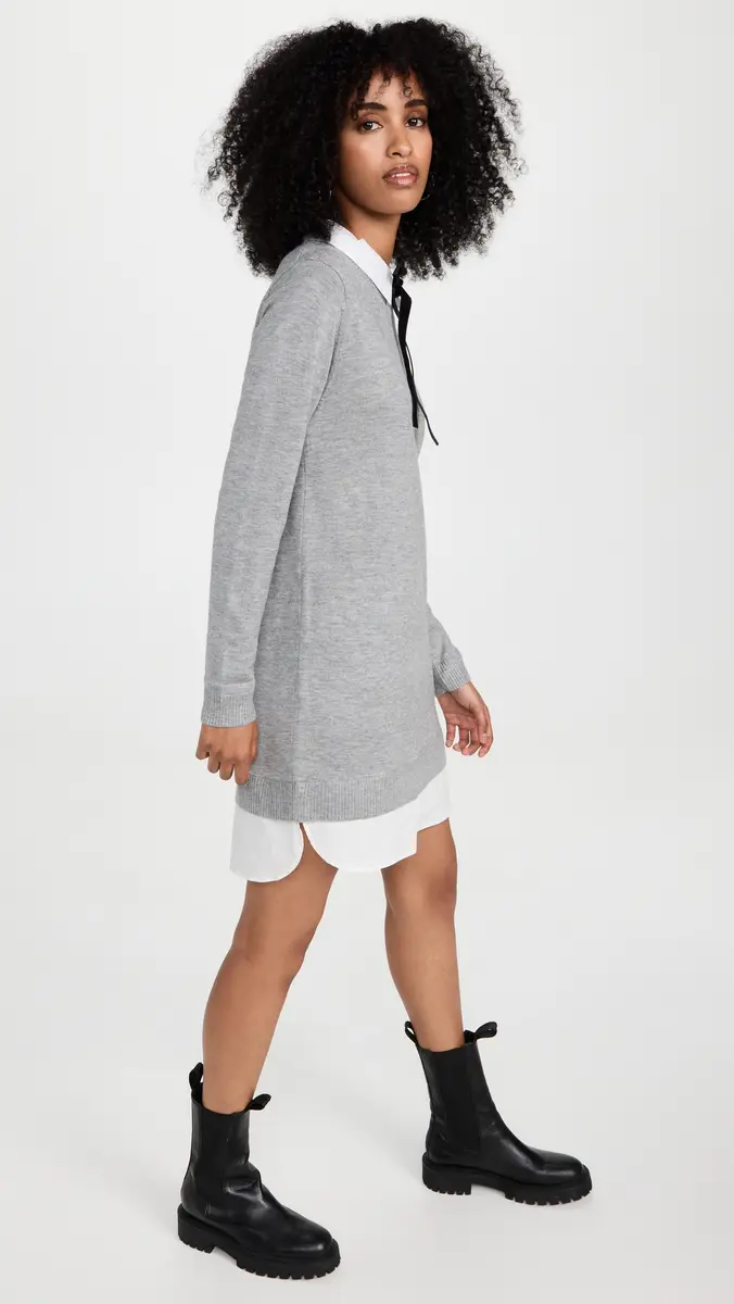 English Factory Combo Shirtdress | Thumbnail 4 English Factory Combo Shirtdress | Thumbnail 4