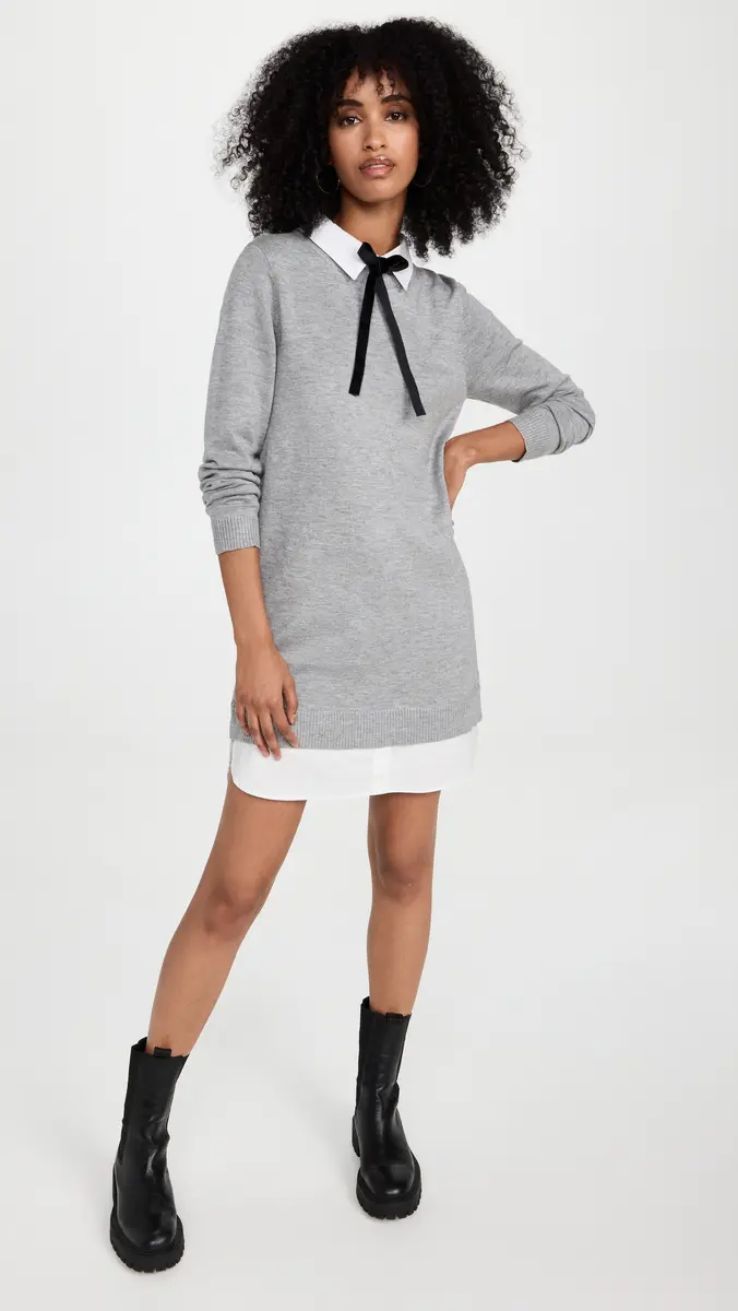English Factory Combo Shirtdress | Thumbnail 5 English Factory Combo Shirtdress | Thumbnail 5