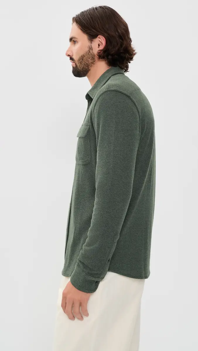 Faherty Legend Sweater Shacket | Thumbnail 4 Faherty Legend Sweater Shacket | Thumbnail 4