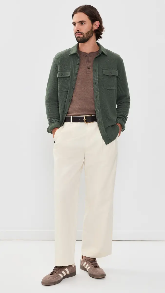 Faherty Legend Sweater Shacket | Thumbnail 5 Faherty Legend Sweater Shacket | Thumbnail 5