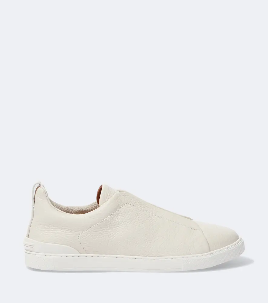 Zegna Triple Stitch leather sneakers | Thumbnail 3 Zegna Triple Stitch leather sneakers | Thumbnail 3