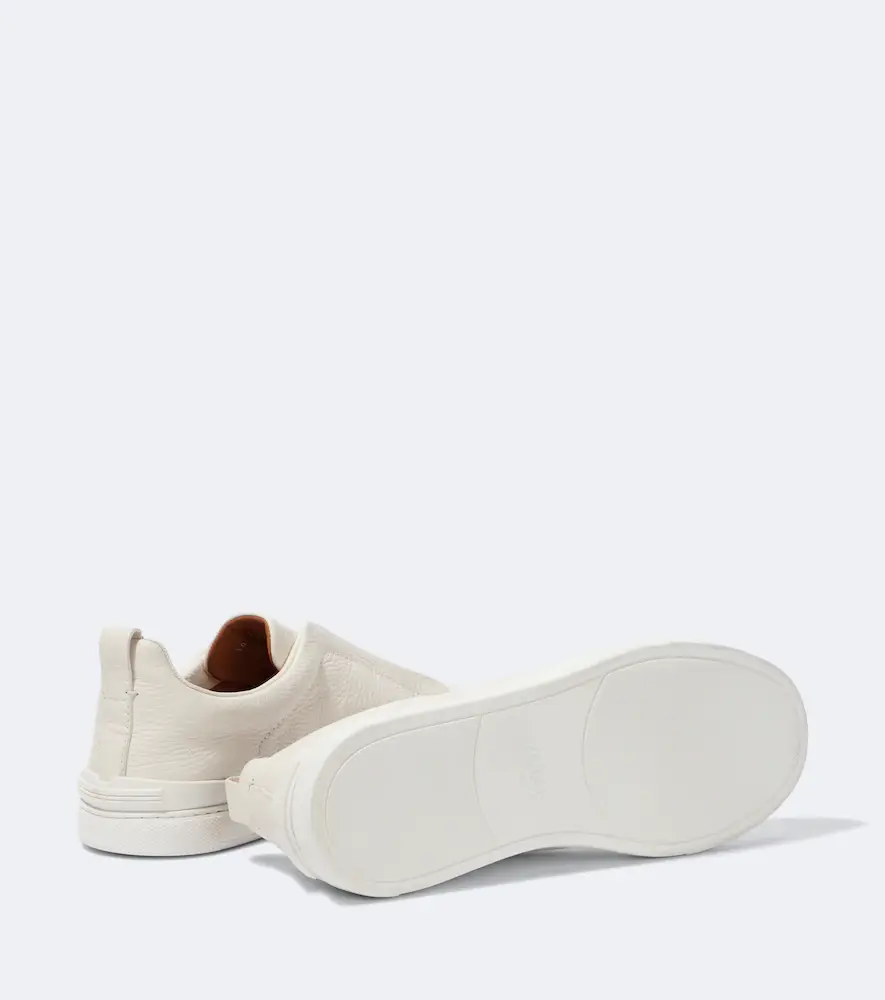 Zegna Triple Stitch leather sneakers | Thumbnail 4 Zegna Triple Stitch leather sneakers | Thumbnail 4