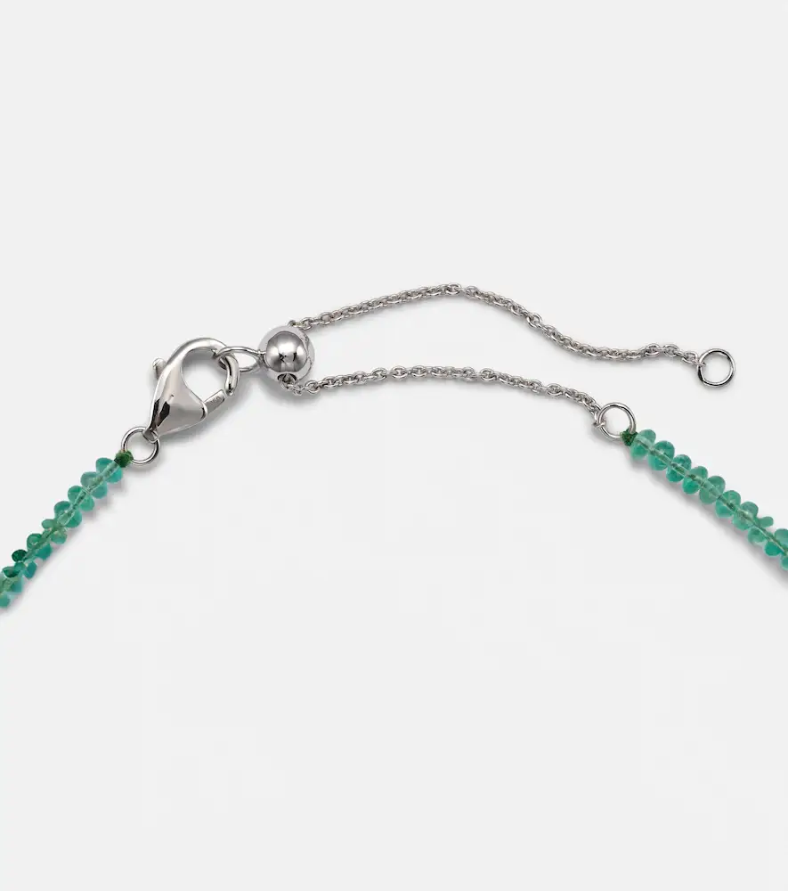 Kamyen 18kt black gold choker with emeralds and diamonds | Thumbnail 2 Kamyen 18kt black gold choker with emeralds and diamonds | Thumbnail 2