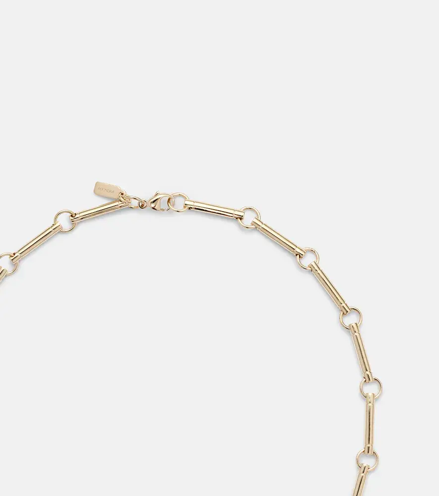 Foundrae Love 18kt gold charm necklace with diamonds | Thumbnail 2 Foundrae Love 18kt gold charm necklace with diamonds | Thumbnail 2