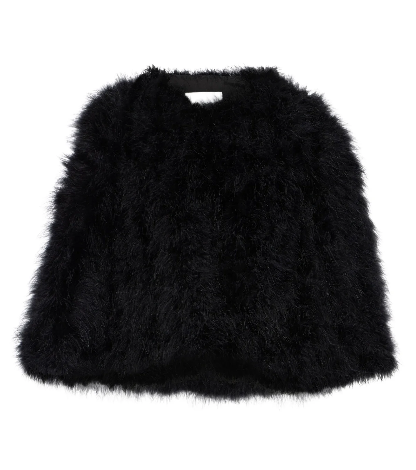 Yves Salomon Faux fur cape
