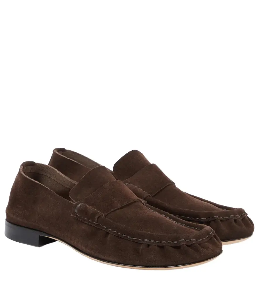 The Row Suede penny loafers | Image 1 The Row Suede penny loafers | Image 1