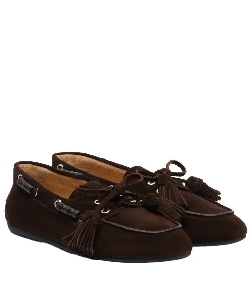 Miu Miu Beaded suede loafers | Image 1 Miu Miu Beaded suede loafers | Image 1
