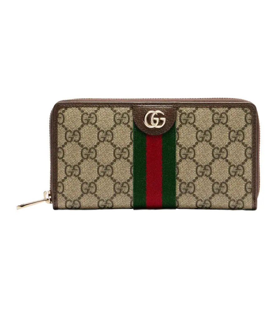 Gucci Ophidia leather-trimmed wallet | Image 1 Gucci Ophidia leather-trimmed wallet | Image 1